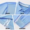 imageMens Polo Shirts Short Sleeve Casual Solid Stylish Dry Fit Performance Designed Collared Golf Polo Shirts for MenLight Bluelong