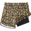 imageFT FENTENG Mens Swim Trunks with Compression Liner 55quot Board Shorts with Zipper Pockets 2 in 1 Quick Dry Bathing SuitsMexican Skull