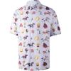 imageMens Casual Button Down Shirts Regular Fit Short Sleeve Hawaiian Shirt for MenHorse Racing