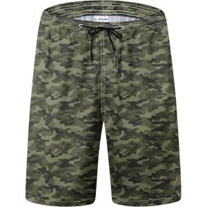 imageFT FENTENG Mens Swim Trunks Quick Dry Board Shorts with Mesh Lining Breathable Surf Beach Shorts Swimwear Bathing SuitsArmy Camo