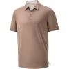 imageFT FENTENG Mens Polo Shirts for Men Short Sleeve Performance Moisture Wicking Quick Dry Casual Solid Collared Mens Polo Golf Shirts for Men M Dark Khaki
