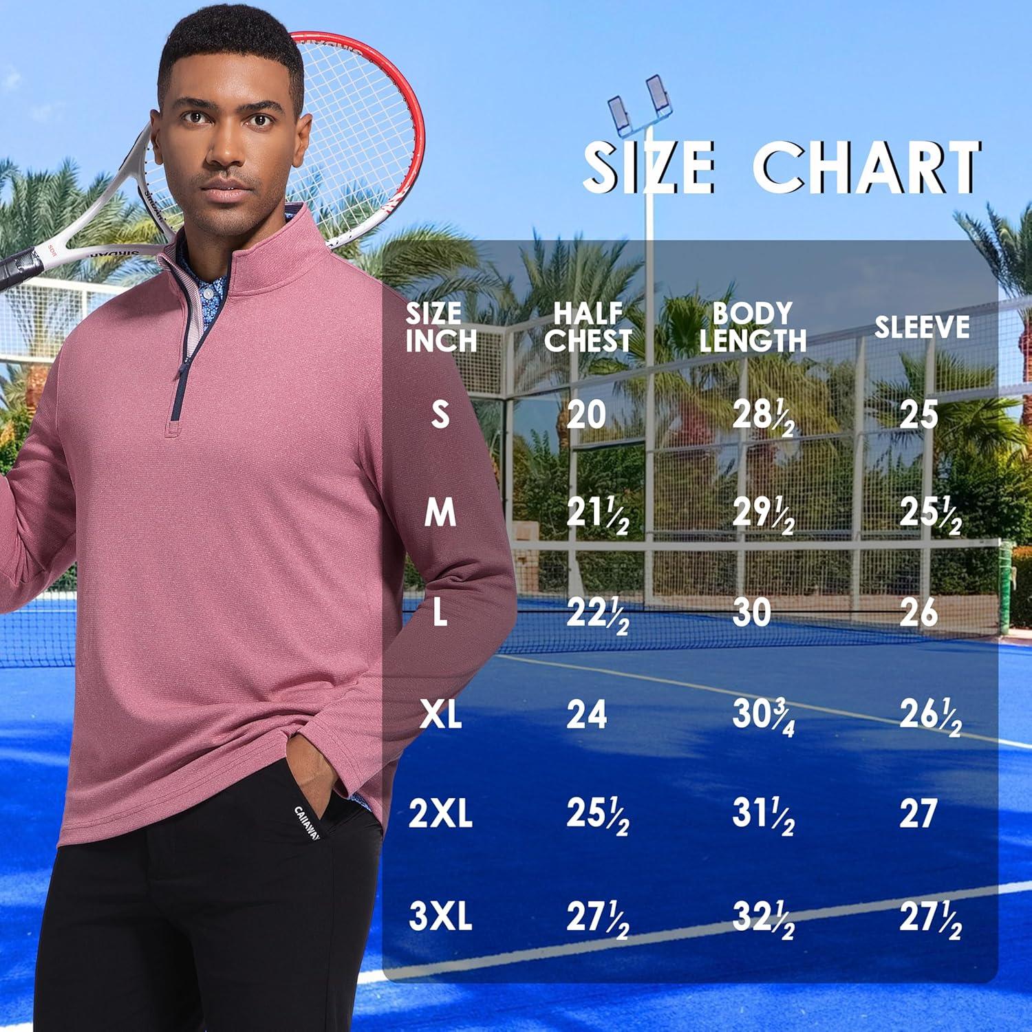 imageFT FENTENG Quarter Zip Golf Pullover Men Dry Fit Long Sleeve Moisture Wicking Mock Neck 14 Zip Pullover Mens SweatshirtsMarroon Melange