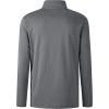 imageFT FENTENG Quarter Zip Golf Pullover Men Dry Fit Long Sleeve Moisture Wicking Mock Neck 14 Zip Pullover Mens SweatshirtsBlack Melange