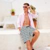 imageFT FENTENG Mens Swim Trunks Quick Dry Board Shorts with Mesh Lining Breathable Surf Beach Shorts Swimwear Bathing SuitsSwimming Ring Skeleton
