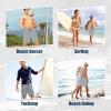 imageFT FENTENG Mens Swim Trunks Quick Dry Board Shorts with Mesh Lining Breathable Surf Beach Shorts Swimwear Bathing SuitsSwimming Ring Skeleton