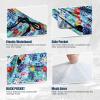 imageFT FENTENG Mens Swim Trunks Quick Dry Board Shorts with Mesh Lining Breathable Surf Beach Shorts Swimwear Bathing SuitsTropical Flower Bird