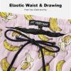 imageFT FENTENG Mens Swim Trunks with Compression Liner 9quot Stretch Board Shorts 2 in 1 Quick Dry Swimwear Bathing SuitsPink Bananac
