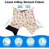 imageFT FENTENG Mens Swim Trunks with Compression Liner 9quot Stretch Board Shorts 2 in 1 Quick Dry Swimwear Bathing SuitsPink Bananac