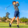 imageBoys Polo Shirts Short Sleeve Striped Performance Moisture Wicking Dry Fit Golf Shirts for Boys Youth KidsBlack Stripe