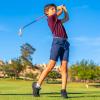 imageBoys Polo Shirts Short Sleeve Striped Performance Moisture Wicking Dry Fit Golf Shirts for Boys Youth KidsMaroon Stripe