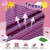 imageBoys Polo Shirts Short Sleeve Striped Performance Moisture Wicking Dry Fit Golf Shirts for Boys Youth KidsPink Blue Stripe