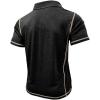 imageMens Casual Long Sleeve Polo Shirts Collared Button Cotton TShirt Classic Stylish Golf Shirt with PocketBlack315