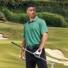 imageMens Golf Polo Shirt Moisture Wicking Dry Fit Performance Athletic Short Sleeve Striped Golf Shirts for MenGreen Stripe