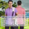 imageMens Golf Polo Shirt Moisture Wicking Dry Fit Performance Athletic Short Sleeve Striped Golf Shirts for MenGreen Stripe
