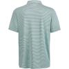 imageMens Golf Polo Shirt Moisture Wicking Dry Fit Performance Athletic Short Sleeve Striped Golf Shirts for MenGrey Enerald Stripe