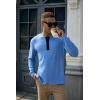imageMens Henley Shirts Long Sleeve Casual Button Classic TShirt Cotton Stylish Basic Pullover Soft TeesBlack