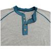 imageMens Long Sleeve Henley Shirts Casual Button TShirt Classic Cotton Lightweight Tees Stylish Pullover TopsLightgrey