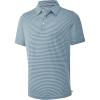 Aqua Navy Stripe