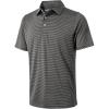 imageMens Golf Polo Shirt Moisture Wicking Dry Fit Performance Athletic Short Sleeve Striped Golf Shirts for MenBlack Stripe