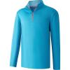 imageFT FENTENG Quarter Zip Pullover Men Dry Fit Performance Long Sleeve Mock Neck Sports Golf 14 Zip Sweatshirts for Men M