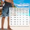 image:imageMens Swim Trunks 9 Board Shorts with Compression Liner Swimsuit Builtin Bathing Suit Quick Dry Swimwear Zipper PocketGradient Dark Green Leaves