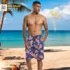 image:imageMens Swim Trunks 9 Board Shorts with Compression Liner Swimsuit Builtin Bathing Suit Quick Dry Swimwear Zipper PocketNavy Usa Flag