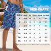 image:imageMens Swim Trunks 9 Board Shorts with Compression Liner Swimsuit Builtin Bathing Suit Quick Dry Swimwear Zipper PocketNeon Crocodile