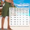 image:imageMens Swim Trunks 9 Board Shorts with Compression Liner Swimsuit Builtin Bathing Suit Quick Dry Swimwear Zipper PocketOlive Green