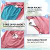 image:imageMens Swim Trunks 9 Board Shorts with Compression Liner Swimsuit Builtin Bathing Suit Quick Dry Swimwear Zipper PocketPink