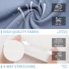 image:imageMens Swim Trunks 9 Board Shorts with Compression Liner Swimsuit Builtin Bathing Suit Quick Dry Swimwear Zipper PocketSilver Grey