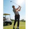 image:imageLzzidou Mens Golf Pants Classic Fit  Quick Dry Performance Trousers Water Resistant Lightweight Work amp Travel SlacksBlack