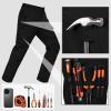 image:imageLzzidou Mens Hiking Cargo Pants  Water Resistant Ripstop Tactical Work Trousers Lightweight Quick Dry Outdoor GearBlack