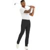 image:imageMens Slim Fit Golf Pants Lightweight Comfortable Dress Pants Slacks Trousers for Work amp Casual with Pockets 303234Black
