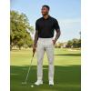 image:imageMens Slim Fit Golf Pants Lightweight Comfortable Dress Pants Slacks Trousers for Work amp Casual with Pockets 303234Light Grey