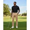 image:imageMens Slim Fit Golf Pants Lightweight Comfortable Dress Pants Slacks Trousers for Work amp Casual with Pockets 303234Light Khaki
