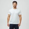 image:imageFresh Clean Threads Mens Crew Neck TShirts  Short Sleeve Fitted Style Soft CottonPoly Blend TagFree ComfortBlack  White  Wedgewood  Mercury Green 4 Pack