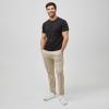 image:imageFresh Clean Threads Mens Crew Neck TShirts  Short Sleeve Fitted Style Soft CottonPoly Blend TagFree ComfortBlack  White  Wedgewood  Mercury Green 4 Pack