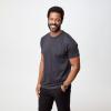 image:imageFresh Clean Threads Mens Crew Neck TShirts  Short Sleeve Fitted Style Soft CottonPoly Blend TagFree ComfortCharcoal Grey 1 Pack