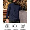 image:imageMens UPF 50 Long Sleeve Tee Shirts UV Sun Protection Quick Dry Tee Shirt Swim Athletic Running WorkoutNavy Blue
