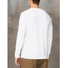 image:imageMens UPF 50 Long Sleeve Tee Shirts UV Sun Protection Quick Dry Tee Shirt Swim Athletic Running WorkoutWhite