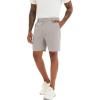 image:imageLzzidou Mens 7 Dress Golf Shorts Stretch Lightweight amp Quick Dry Casual Short with Pockets for Work amp BusinessLight Grey
