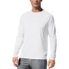 image:imageMens UPF 50 Long Sleeve Tee Shirts UV Sun Protection Quick Dry Tee Shirt Swim Athletic Running WorkoutWhite