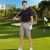 image:imageMens Golf Shirt Short Sleeve Moisture Wicking Dry Fit Performance Solid Casual Pique Collared Golf Polo Shirts for MenBlack