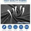 image:imageMens Golf Shirt Short Sleeve Moisture Wicking Dry Fit Performance Solid Casual Pique Collared Golf Polo Shirts for MenBlack