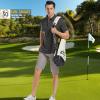 image:imageMens Golf Shirt Short Sleeve Moisture Wicking Dry Fit Performance Solid Casual Pique Collared Golf Polo Shirts for MenDark Grey