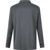 image:imageMens Golf Shirt Short Sleeve Moisture Wicking Dry Fit Performance Solid Casual Pique Collared Golf Polo Shirts for MenDarkgreylong