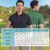 image:imageMens Golf Shirt Short Sleeve Moisture Wicking Dry Fit Performance Solid Casual Pique Collared Golf Polo Shirts for MenLight Grey