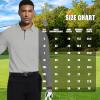 image:imageMens Golf Shirt Short Sleeve Moisture Wicking Dry Fit Performance Solid Casual Pique Collared Golf Polo Shirts for MenLightgreylong