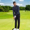 image:imageMens Golf Shirt Short Sleeve Moisture Wicking Dry Fit Performance Solid Casual Pique Collared Golf Polo Shirts for MenNavylong