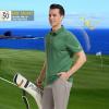 image:imageMens Golf Shirt Short Sleeve Moisture Wicking Dry Fit Performance Solid Casual Pique Collared Golf Polo Shirts for MenOlive Green